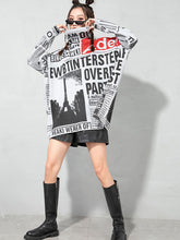 Urban Loose Printed Pullover Sweater