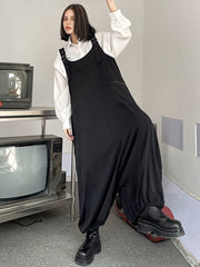 Women Hip Hop Loose And Thin One Piece Casual Pants