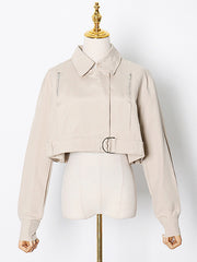 2021 New Fashion Windbreaker Detachable Long-Sleeved Solid Color Windbreaker Jacket