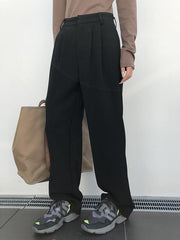 Casual Empire Thicken Wide Leg Suit Pants