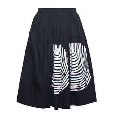 Women Printed Casual Loose Skirt