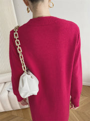 Leisure Contracted Plain Long Dress