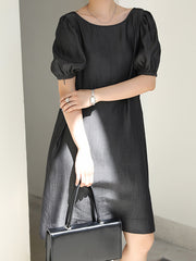 Original Bishop Sleeve Elasticity Waist Dress