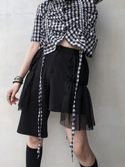 Original Irregularity Wide Leg Gauze Shorts