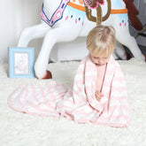 Baby Printed Crochet Knit Blankets