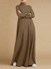 Casual Pendant Solid Color Dress