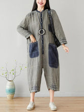Cotton Linen Oversize Jumpsuit