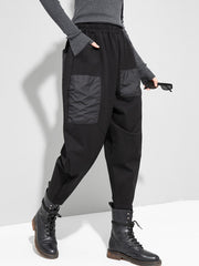 Personality Buttoned Loose Thin Harem Pants