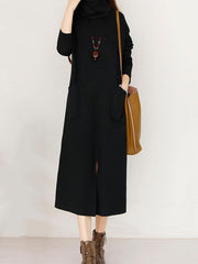 Split-side Pocket Long Dress