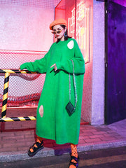 Women Loose Pullover Knit Dress