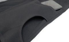 Color-Block Split-Joint High-Neck Midi Dress