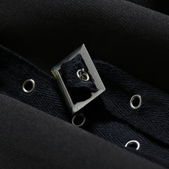 Women Webbing Drape Irregular Skirt