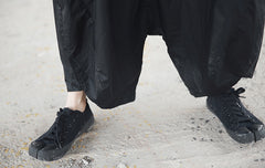 Women Round Neck Solid Color One Piece Casual Pants