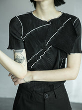 Original Irregularity Split-Side T-Shirts Tops