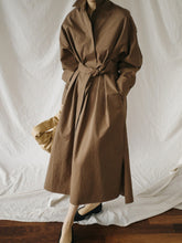 Casual Loose Bow Tie Blouse Dress