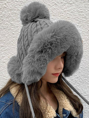 Simple Ear-Protection Casual Wool Hat