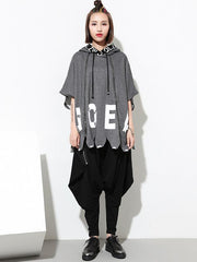 Zipper Simple Loose Solid Harem Pants