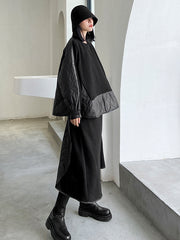 Women Retro Casual Sweater Skirt Two-Piece Suit