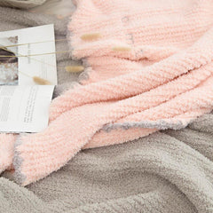 Solid Crochet Knit Blankets