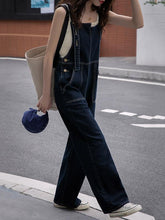 Vintage Empire Column Denim Jumpsuits