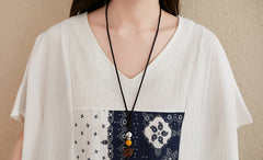 Batwing Sleeves V-Neck Maxi Dress