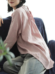 Vintage Loose Round Neck Shirt