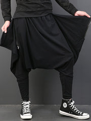 Original Elasticity Zipper Pants Bottoms