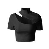 Sexy Hollow Short Sleeve T-Shirt