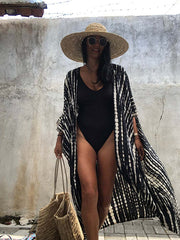 Tie-Dye Half Sleeves Sun Protective Cardigan Outwear