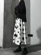Vintage Original Polka-Dot A-line Skirt