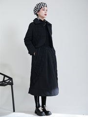 Simple Spliced Lace Casual Dress