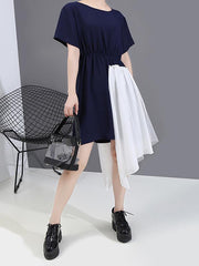Original Split-Joint Cropped Gauze Dress