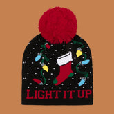 Christmas Jacquard Warmer Knitted Hat