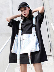 Summer Big Pocket T-Shirt Dress