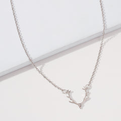 Women Simple Elk Sweet Necklace