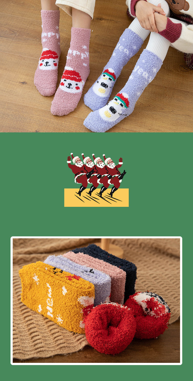 Christmas Jacquard Warmer Knitted Sock
