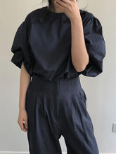 Loose Bloomers Light Simple Shirt Top