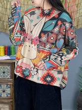 Round Neck Vintage Loose Sweater