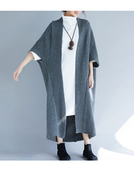 Casual Long Bat Sleeve Sweater Coat