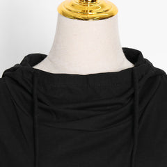 Women Hooded Irregular Loose Dress