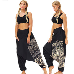 Casual Printed Harem Pants