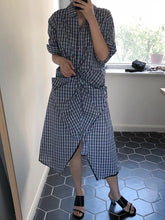 Fresh Plaid Cropped Midi Dresses