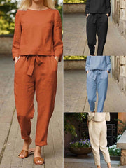 Casual Solid Color Long Sleeve Suit