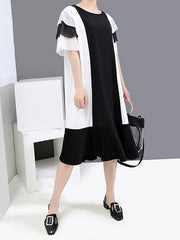 Original Chiffon Petal Sleeve Dress
