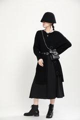 Women Detachable Chain Solid Color Small Bag