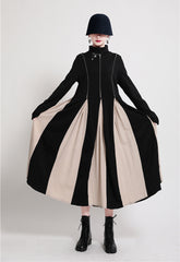 Women Stitching Long Sleeve Casual Dress