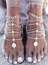 Punk Multilayer Tassels Anklets
