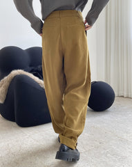 Retro High Waist Casual Wide Leg Pants