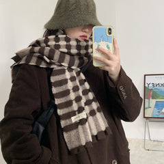 Versatile Shawls And Warm Plaid Scarves
