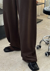 Loose Retro Curved Casual Pants